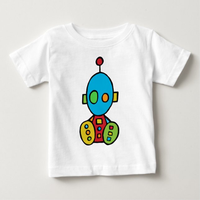 T-shirt Pour Bébé Baby Bot (Devant)