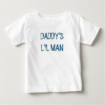 Baby Boy "L'IL MAN DE DADDY" Coton Bodysuit