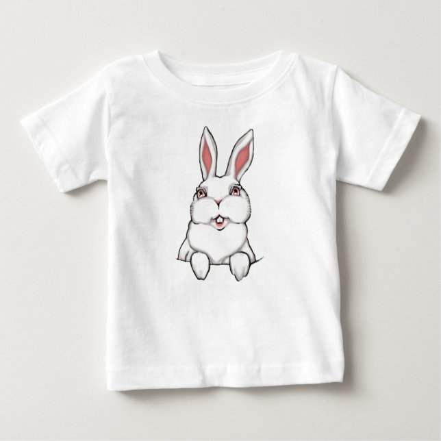 T-shirt Pour Bébé Baby Bunny de Pâques Chemise bébé Tee - shirt de P (Devant)