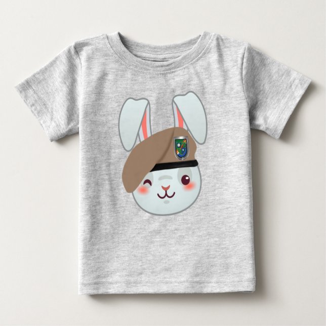 T-shirt Pour Bébé Baby Bunny Ranger (Devant)