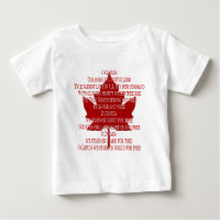 Baby Canada Hymne Chemise Souvenir Canada Tee