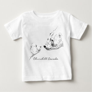 T-shirt Pour Bébé Baby Churchill Souvenir Chemise Polaire Ours T-shi