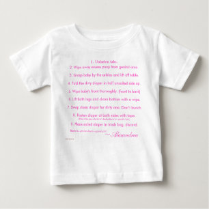 T-shirt Pour Bébé Baby Do's and Don's !