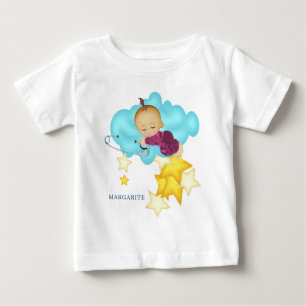T-shirt Pour Bébé Baby Girl (2) sur un nuage
