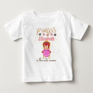 T-shirt Pour Bébé Baby Girl Cadeaux 1er Anniversaire Douche Princess