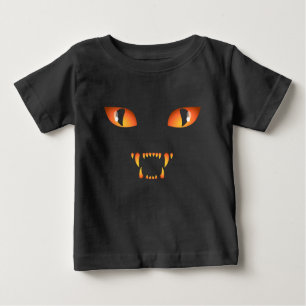 T-shirt Pour Bébé Baby Halloween Chemise Noir Chat Costume Chemise T