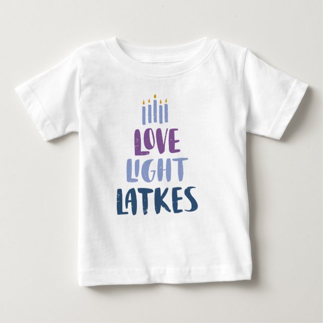 T-shirt Pour Bébé baby Hanukkah (Devant)