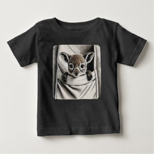 T-shirt Pour Bébé Baby Kangaroo, mignonne Joey