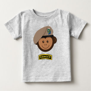 T-shirt Pour Bébé Baby Monkey Ranger  