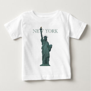 T-shirt Pour Bébé Baby New York Chemise NYC Statue de la Liberté Sou