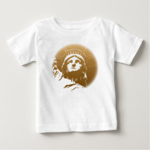 T-shirt Pour Bébé Baby New York Chemise NYC Statue de la Liberté Sou