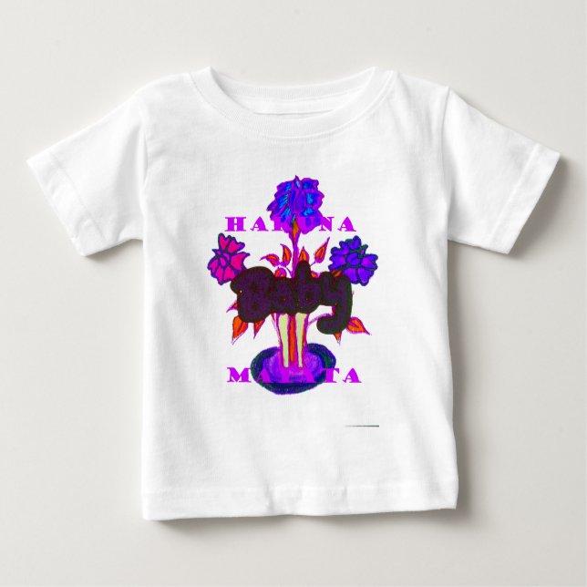 T-shirt Pour Bébé Baby plante Hakuna Matata cadeaux.png (Devant)