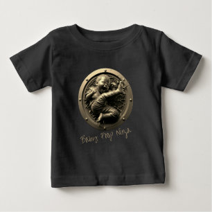 T-shirt Pour Bébé Baby Poop Ninja