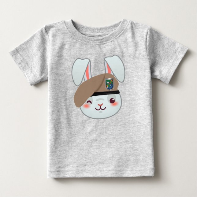 T-shirt Pour Bébé Baby Ranger Lapin   (Devant)