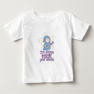 T-shirt Pour Bébé Baby Rock Star Rock Votre Monde