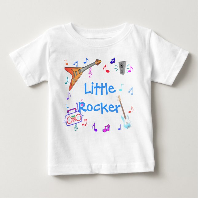 T-shirt Pour Bébé Baby Rocker Tee (Devant)