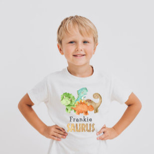 T-shirt Pour Bébé Baby shower Dinosaures personnalisé