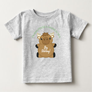 T-shirt Pour Bébé Baby shower d'orignal