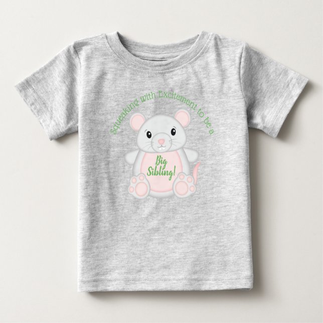 T-shirt Pour Bébé Baby shower souris (Devant)