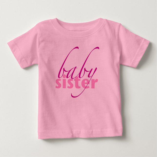 T-shirt Pour Bébé Baby Sister (Devant)