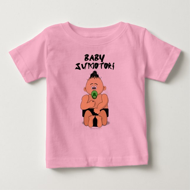 T-shirt Pour Bébé Baby Sumo Wrestler Organic (Devant)
