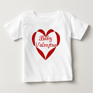 T-shirt Pour Bébé Baby Valentine Red Heart