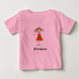 T-shirt Pour Bébé Babybody "Principessa"
