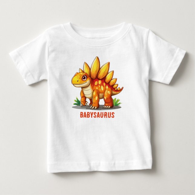 T-shirt Pour Bébé Babysaurus Dinosaur (Devant)