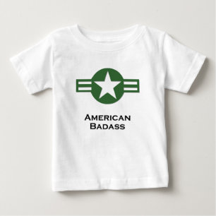 T-shirt Pour Bébé Badass vert américain