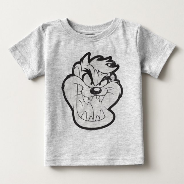 T-shirt Pour Bébé Badge TAZ™ Evil Grin (Devant)
