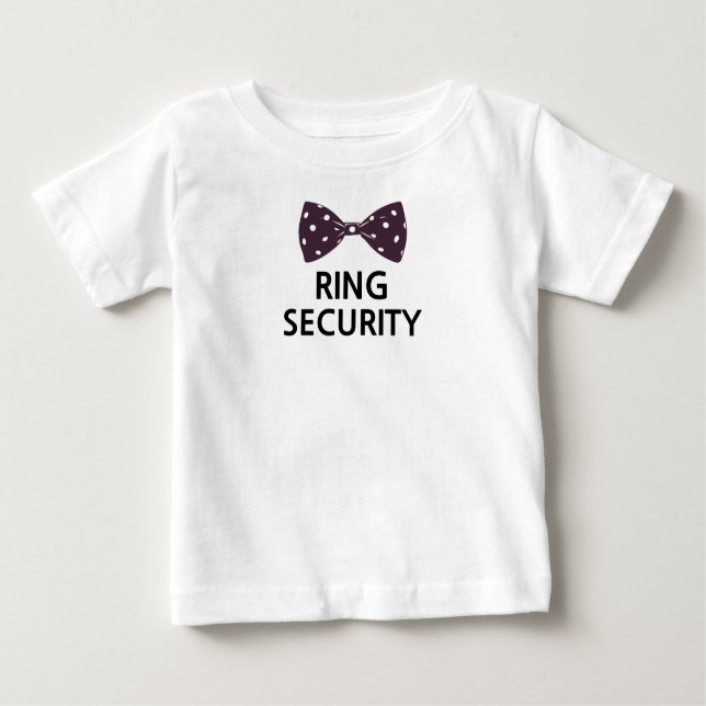 T-shirt Pour Bébé Bague de sécurité Drôle mignon Bague de sécurité n (Devant)