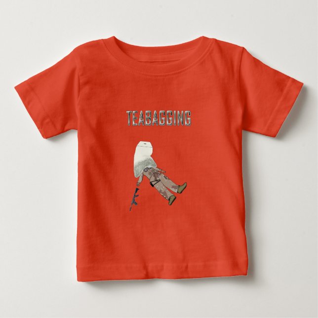 T-shirt Pour Bébé Bague de thé (Devant)