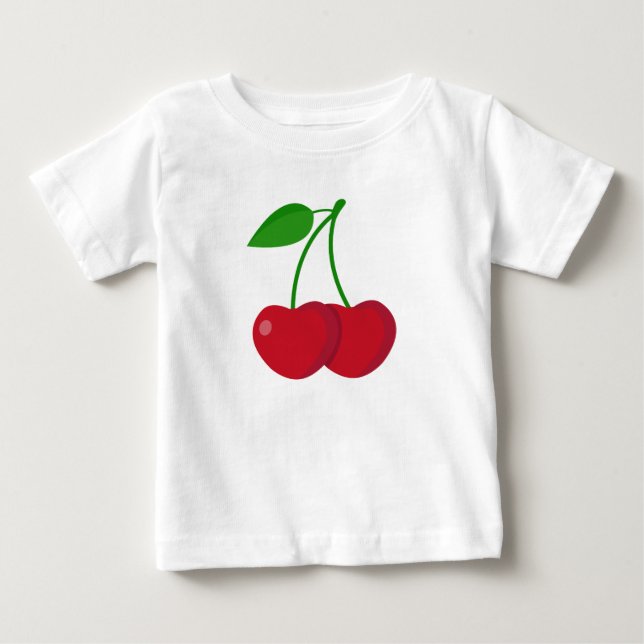 T-shirt Pour Bébé Baies de cœur (Devant)