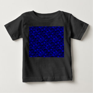T-shirt Pour Bébé Balances de sirène bleu foncé tombant