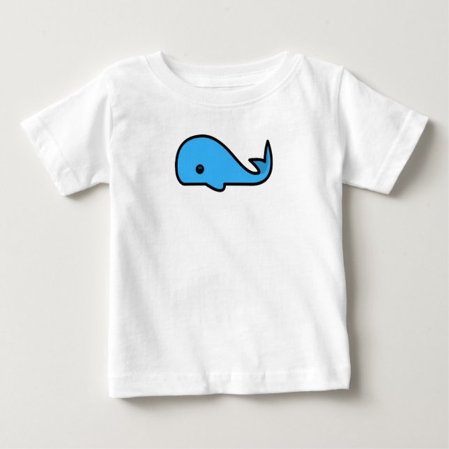 T-shirt Pour Bébé Baleine (Devant)