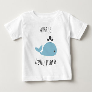 T-shirt Pour Bébé Baleine adorable (bonne) bonjour là !