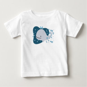 T-shirt Pour Bébé Baleine mignonne