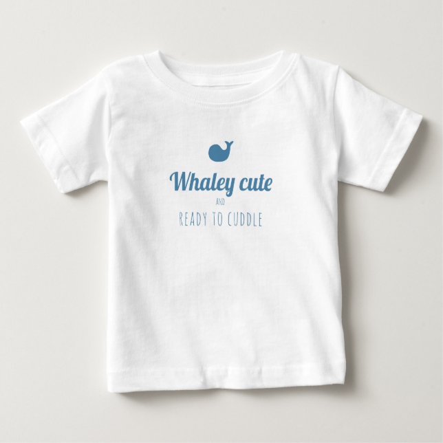 T-shirt Pour Bébé Baleine mignonne (Devant)