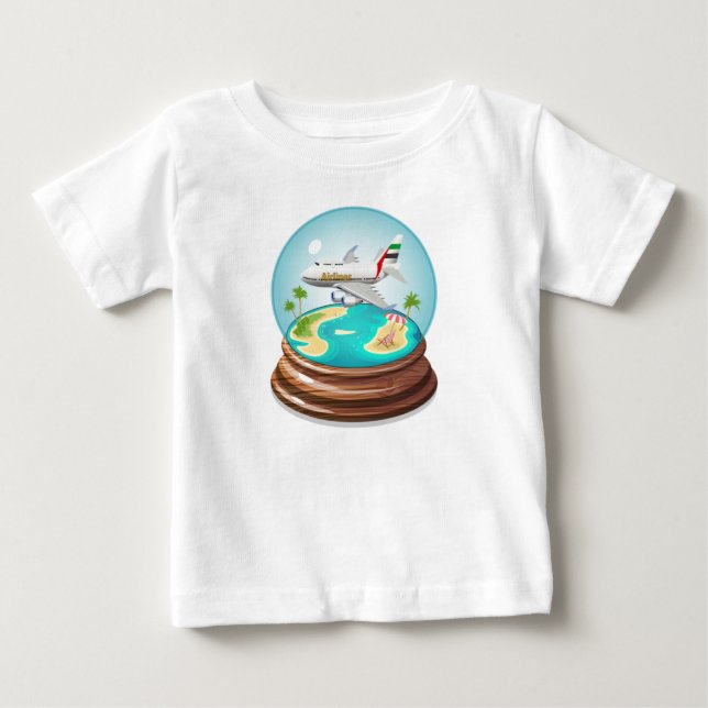 T-shirt Pour Bébé Balle de cristal d'été (Devant)