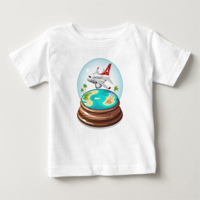 T-shirt Pour Bébé Balle de cristal d'été (Devant)