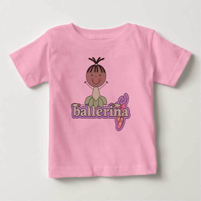 T-shirt Pour Bébé Ballerina - Costume bébé Tutu vert (Devant)