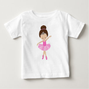 T-shirt Pour Bébé Ballerina, Fille de ballet, Danse de ballet, Cheve