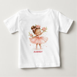 T-shirt Pour Bébé Ballerine Danseuse