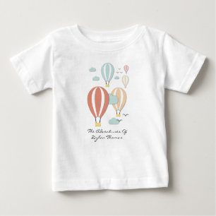 T-shirt Pour Bébé Ballon à air chaud Papercuts
