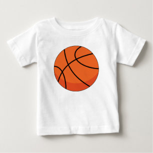 T-shirt Pour Bébé Ballon de basket dessiné