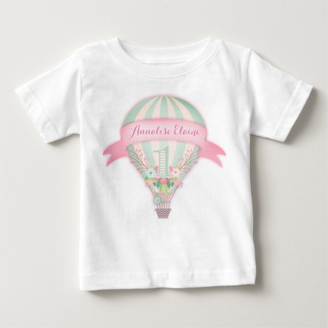 T-shirt Pour Bébé Ballons à air chaud GC Premier anniversaire Tee (Devant)
