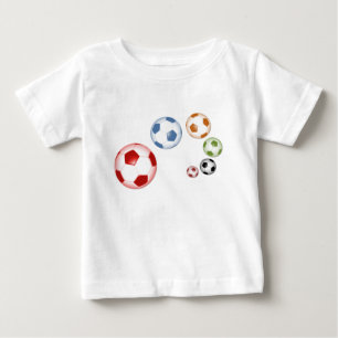T-shirt Pour Bébé ballons de football