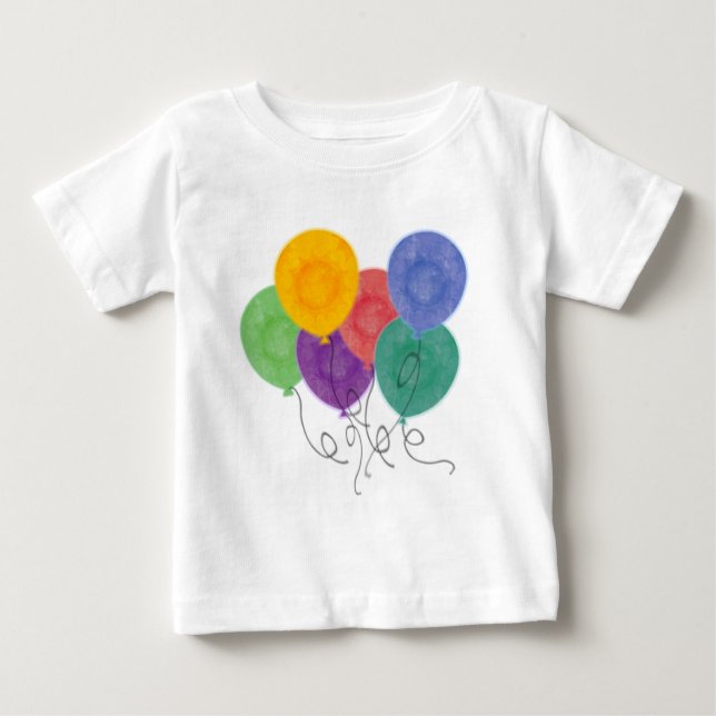 T-shirt Pour Bébé Ballons et graphismes (Devant)
