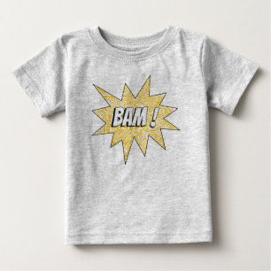 T-shirt Pour Bébé BAM gris ! Tee