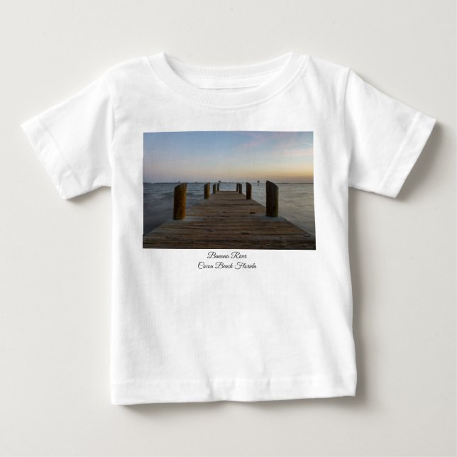 T-shirt Pour Bébé Banana River Dock (Devant)